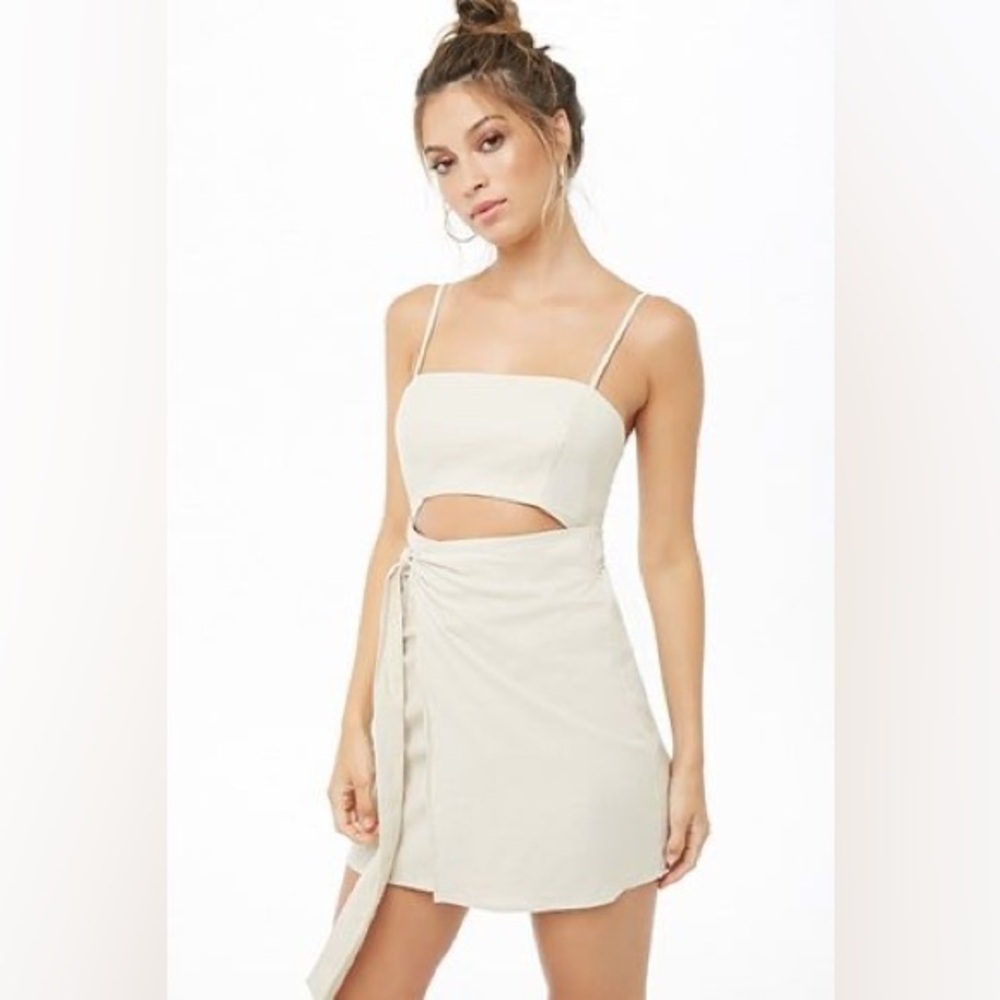 Forever 21 Cream Mini Dress
